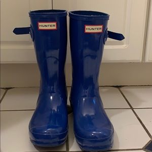 Royal Blue Short Hunter Rainboots